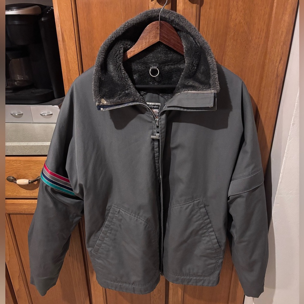 Vintage Mighty Mac Out O Gloucester Sherpa lined coat